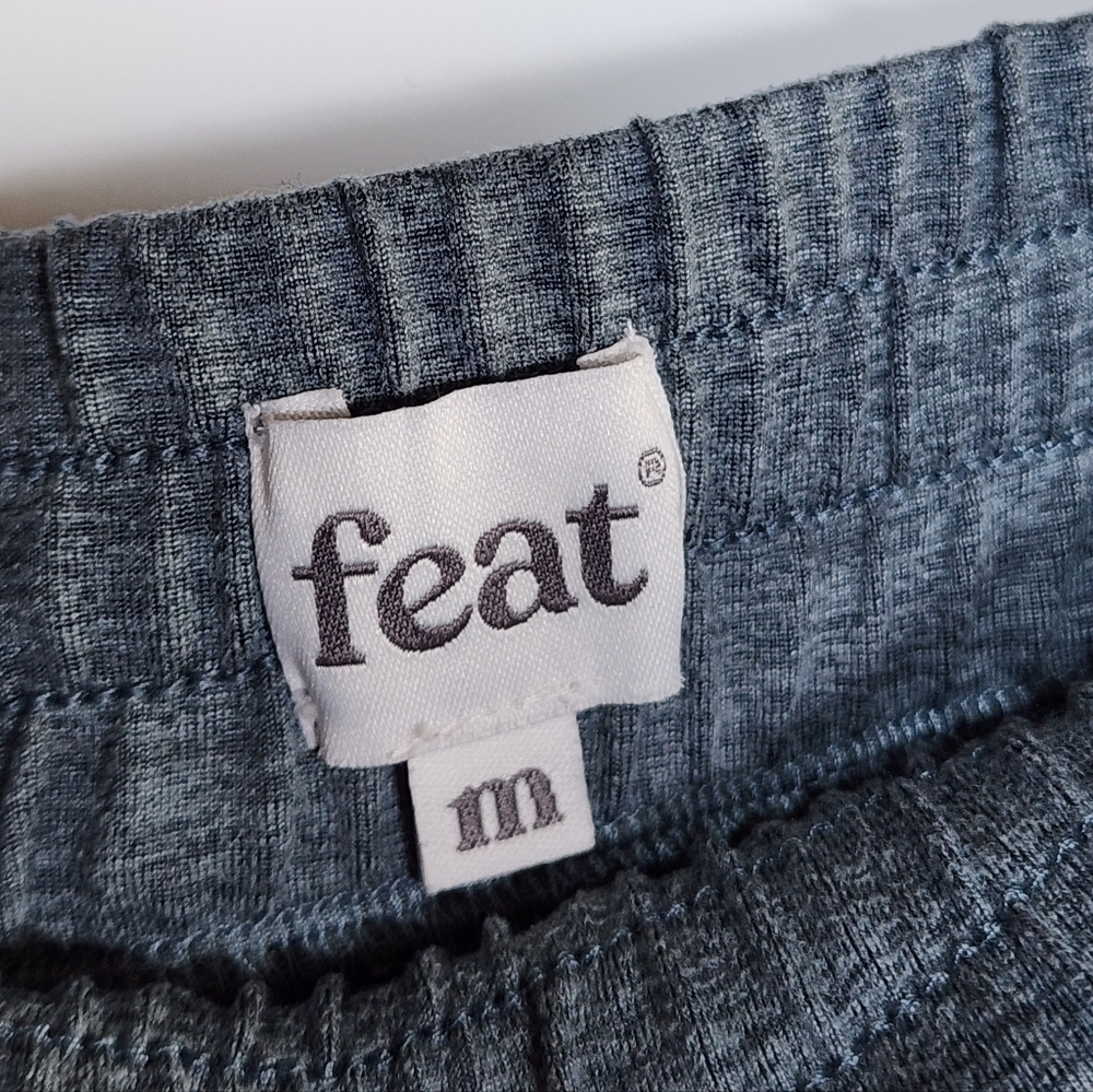 Feat Clothing Mens Heathered Blue Roam Performance Pants Medium - Picture 8 of 12